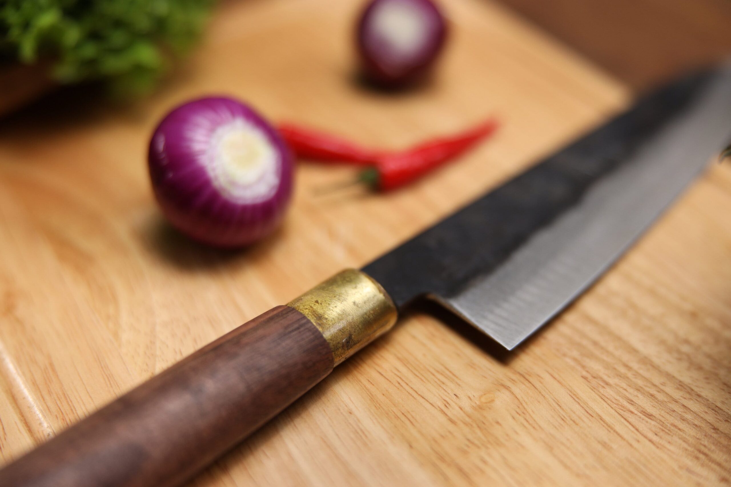 The Legend Gyuto Chef Knife 210mm – Hand-Forged Japanese Style 52100 Carbon Steel - Image 4