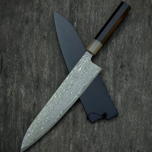 Gyuto Damascus Chef Knife 210mm - Hand-Forged Vietnamese Craftsmanship with Japanese Technique
