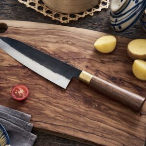 The Legend Gyuto Chef Knife 210mm – Hand-Forged Japanese Style 52100 Carbon Steel