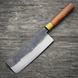 Hand-Forged Kitchen Knives: Nakiri, Santoku & Serbian Chef Knife – Sharp, Durable & Crafted with Solid Wood Handles